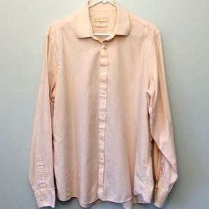Michael Kors peach sm. check button down 1…